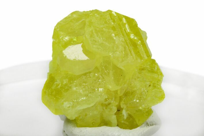 Lemon-Yellow Sulfur Crystal Cluster - Italy #253471